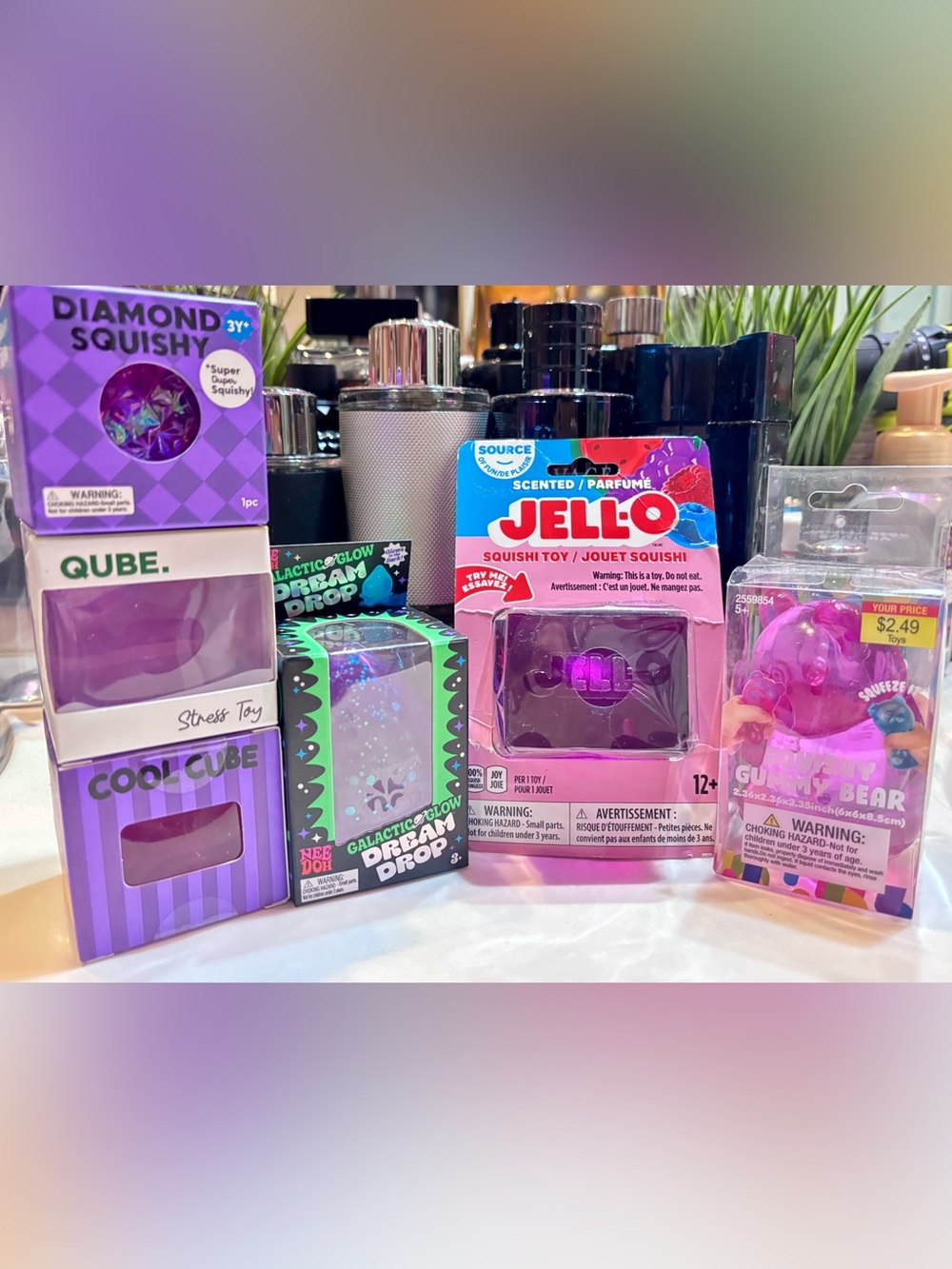 Purple Squishy Bundle x 6